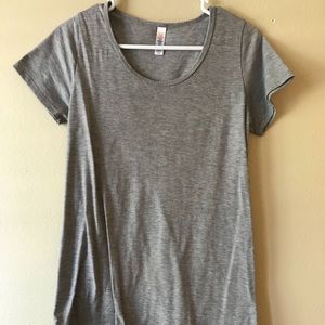 LuLaRoe Classic Tee - Gray - Size XXS